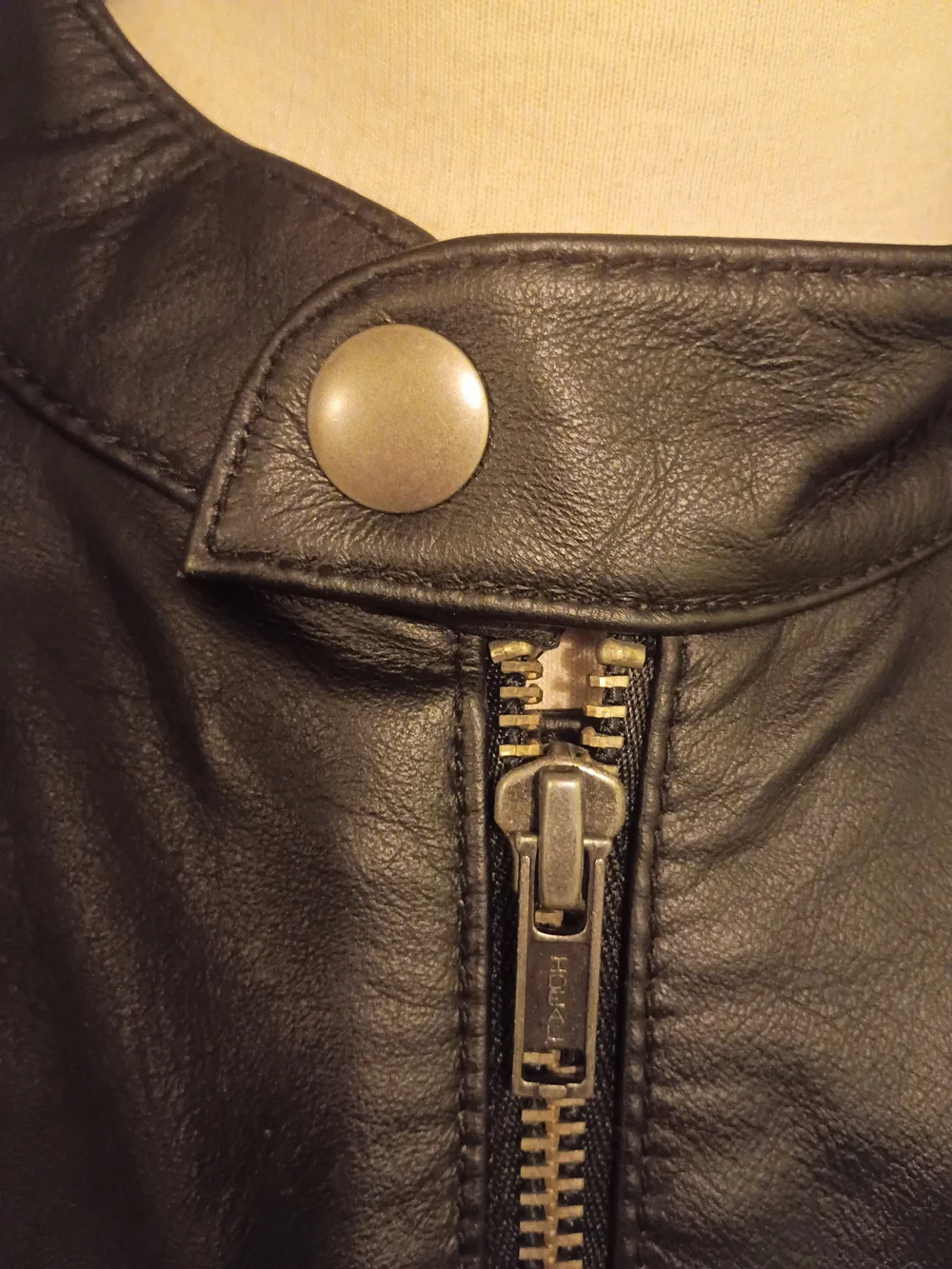 Guns And Roses Jacket Wilsons Leather Black Asymmetrical Zip Bomber Jacket